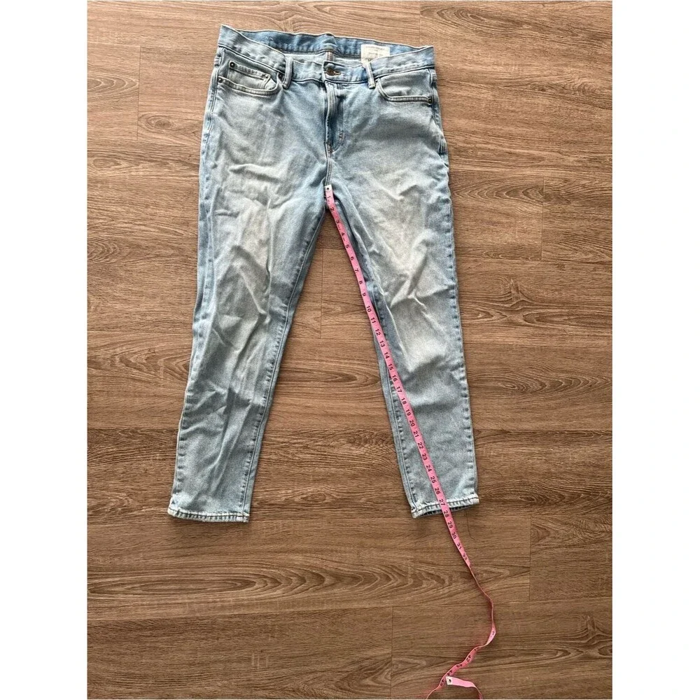 Banana Republic Standard Slim Fit Jeans Mens 34x30 Light Wash Stretch Denim